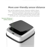 13L Smart Sensor Trash Can Fully Automatic Waterproof for Kitchen Living Room Household Bathroom