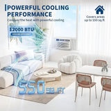 12000 btu Window Air Conditioner W/ Wi-fi Enabled, Cooling Up To 550 sq.ft