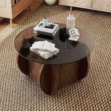 Minimalist Modern Circle Coffee Table For Living Room, Apartment, Office