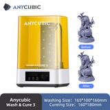 ANYCUBIC Wash&Cure 3/Wash&Cure 3 Plus For 3D Printer Washing Model and Curing Model 2-in-1 For Photon Mono 2/Photon Mono M7 Pro