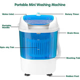 Portable washing machine for RVs, camping, apartments, dorms: r and dryer combo with 5.5lbs capac