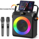 FanFun Bluetooth Karaoke Speaker, Wireless Portable Speaker with 2 Microphone