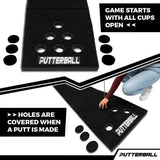 Original Golf Putting Game Set for Backyard Use 12 ft w/ 2 Putters 2 Golf Balls