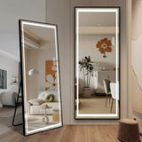 LED Full Length Mirror with Lights for Bedroom Dressing, Large Lighted