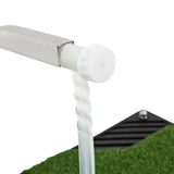 Foldable Flat Golf Practice Mat with Auto Ball Return System for Home