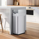 13.2-21.1Gal (50-80L) Motion Sensor Trash Can for Kitchen Stainless Steel Garbage Can Gal  Automatic Garbage Smart Bin