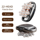 22-Head Fascia Body Massage Gun Back, Neck and Waist Massager