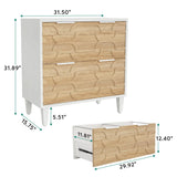 Tribesigns 2-Drawer File Cabinet, Lateral Filing Cabinet for A4/Letter/Legal Size, Office Storage Cabinet
