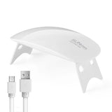 Nail Dryer Machine Portable 6 LED UV Manicure Lamp Home-MD DC PRINT