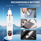 2025 Rechargeable Nose and Ear Hair Trimmer with LED Dispaly for Women Men4 in 1 Painless Eyebrow Facial