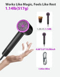 110000 RPM High Speed Hair Dryer with 200M Negative Ions,