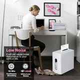 Low Noise 40dB Paper Shredder for Home, 10-Sheet Cross Cut, CD/Credit Card Shredder