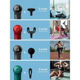 Portable Compact Travel Massage Gun for Sports, Home, and Office Use