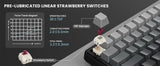 ATTACK SHARK X66 65% Wireless Mechanical Keyboard with Knob