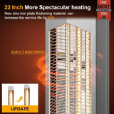 1500W Outdoor Heaters for Patio w/ Remote, 37IN Portable Tower Space Heater
