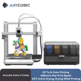 ANYCUBIC Kobra 4/Kobra 4 Combo 600mm/s Fast Printing Multi-Color 3D Printer