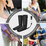 SEJOY Leg Air Compression Massager for Foot Heat, Handheld Controller