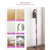 19-in-1 Steam Mop with Detachable Handheld Steamer for Walls Grouts Tiles