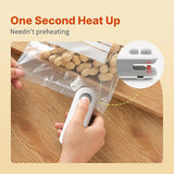 1-Pack Food Sealer Machine - Holiday Leftovers Preserver & Meal Prep Vacuum Storage