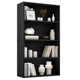JHK 3-4 Tier Wooden Shelf Bookcase Tall Floor Standing Open Bookshelf f