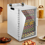600W Food Dehydrator 18 Trays Food Dryer for Fruit Meat Beef Jerky Herbs and Pet Treats