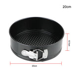 Removable Bottom Kitchen Accessories Carbon Steel Cakes Molds Round Cake Pan