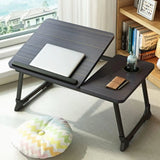 Laptop Desk for Bed, Portable Lap Tray Table with Cup Holder, Laptop Bed Desk Tray