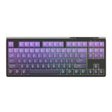 MAMBASNAKE x FREEWOLF M87 75% Wireless Membrane Keyboard  Silent Rainbow Backlit Bluetooth