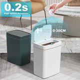 15/18L Bathroom Smart Sensor Trash Can Garbage Bucket MD DC PRINT