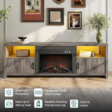 70 Electric Fireplace TV Stand for TVs Up to 75 Modern Fireplace