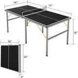 Portable 6X3 t Proional Indoor/Outdoor Table Tennis Tables Game with Net