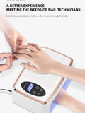 380W High-Power With Hand Pillow  Nail Art Machine  90LEDS UV LED Lamp For Nail Manicure  Professional