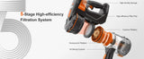 INSE V770 Cordless Stick Vacuum Cleaner, 25Kpa 6-in-1 Handheld Vacuum