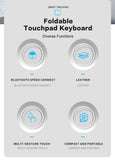 JOMAA Harmonica Tri-fold Keyboard with Touchpad Bluetooth Wireless Keyboard