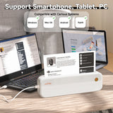 Peripage P40 A4 Portable Thermal Printer Wireless Mobile Photo Printer Support 2''/3''/4''/216mm/210mm A4&A5 Paper Width Inkless