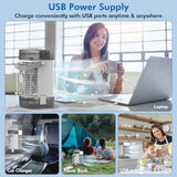Portable Air Conditioner, Personal Evaporative Air Cooler with Dual Tank
