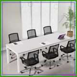 Large 6.5ft Conference Room Table, 78.74" W x 27.56" D Office Meeting Desk
