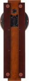 C3383 Avent Wall Clock  Two-Tone Wooden Case with Slow-Swing Pendulum