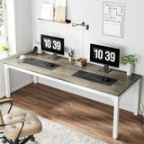 78.7 Inches Extra Long Computer Desk 2 Person Desk, Double Long Desk