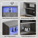70 Electric Fireplace TV Stand for TVs Up to 75 Modern Fireplace