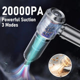 20000PA High power Mini Car Cordless Vacuum Cleaner 4-in-1 Hand Held