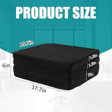Height Adjustable Chair Cushions, 6 Inch Thick Office Chair Booster Seat Cushion