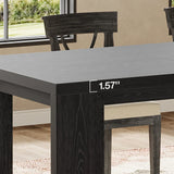 Tribesigns 86.61-Inch Dining Table for 6-8 People, Modern Narrow Long Kitchen Table