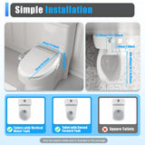 Electric Bidet Toilet Seat Smart Automatic Deodorization Elongated
