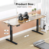 JHK 63x24 Inch Electric Standing Desk Ergonomic Height Adjustable Stand