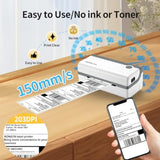 Bluetooth Thermal Shipping Label Printer Wireless 4x6 Label Sticker Printer for Shipping Packages Support Android iPhone Widely