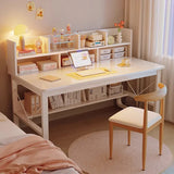 New Model Desk Bookshelf Integrated Student Writing Desk Simple Office Desk