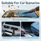 INSE H2 Car Cordless Vacuum with High-Speed Brush Motor Fast Charging
