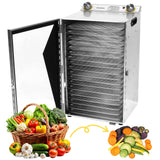 Fruit and Meat Dehydrator with 18 Stainless Steel Trays Stainless Steel Dehydrator Machine