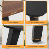 8ft Modern Conference Table, 94.48 Cable-Grommet Desk for Meetings
